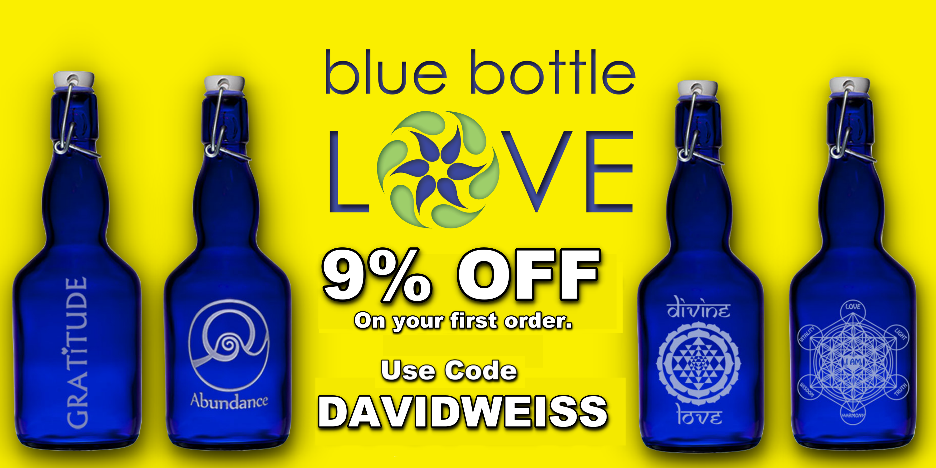 Blue Bottle Love