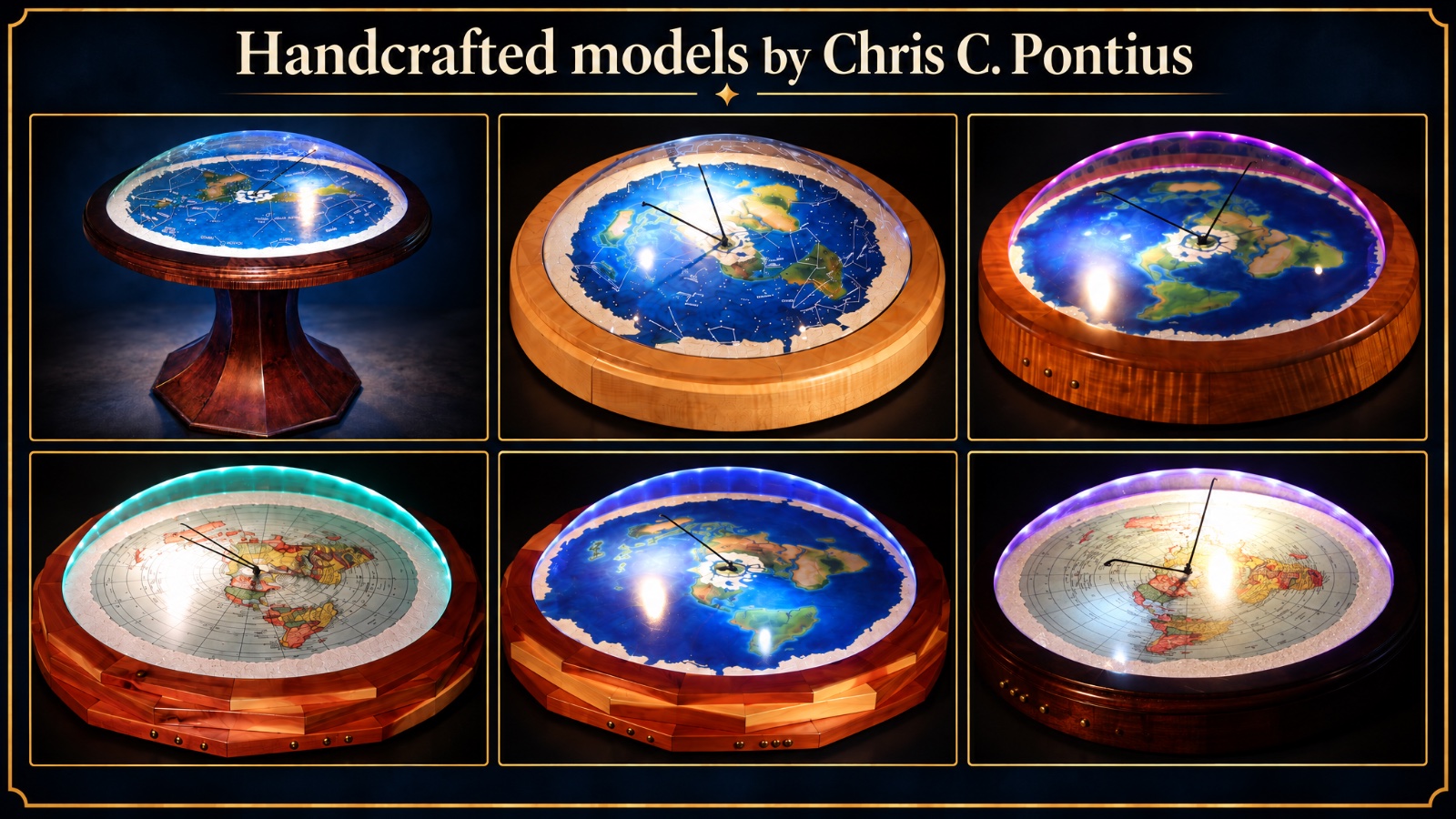 Handcrafted models by Chris C. Pontius